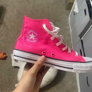 Hot pink converse